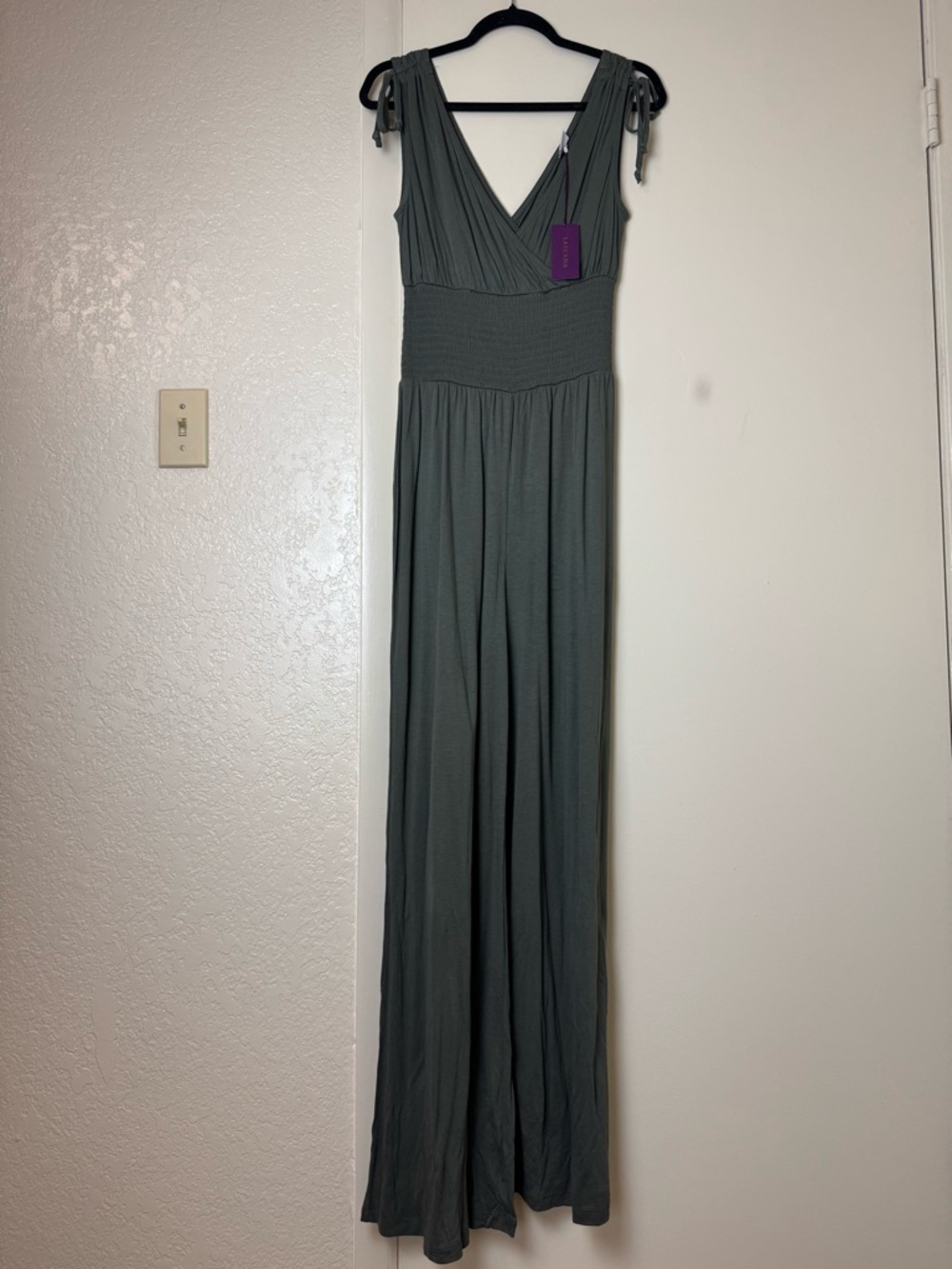 Lascana Tie Detail Jumpsuit NWT Size 4 - Picture 2 of 7